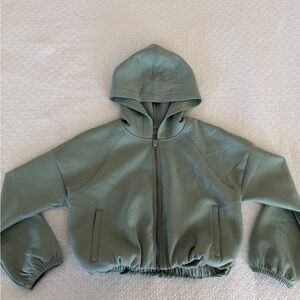 Abercrombie Kids Mint Green Zip-Up Hoodie
